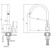 ALVEUS Zestaw FORMIC 30 Zlewozmywak 760x500 mm + bateria ELZA, Twilight 05 + stal