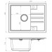 ALVEUS Zestaw INTERMEZZO 30 Zlewozmywak 620x480 mm + bateria AM 20, czarny