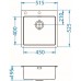 ALVEUS PURE 30 Zlewozmywak stalowy, 515 x 525 mm 1103609