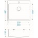 ALVEUS QUARTO 10 Zlewozmywak stalowy, 550 x 480 mm 1124382