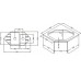 ALVEUS Cubo 80 zlewozmywak, 952 x 500 mm, biały 1054772