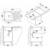 ALVEUS ELEGANT 30 Zlewozmywak stalowy, 810 x 510 mm, satina 1126348