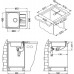 ALVEUS LINE 60 Zlewozmywak stalowy, 615 x 500 mm, naturalny 1082438