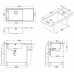 ALVEUS STRICTO 30 P Zlewozmywak stalowy, 980 x 472 mm, prawy 1124375