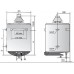 ARISTON 50V CA bojler gazowy podgrzewacz wody 50L, 002208
