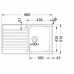 Franke Ascona 611 ASX 611 Zlewozmywak wbudowywany, stal szlachetna 101.0286.601