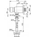 ALCAPLAST Zawór spłukujący pisuarowy ATS001