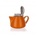 BANQUET Dzbanek z pokrywą i sitkiem ze stali nierdzewnej Bonnet pomarańczowy 60GSSFYT138LO