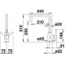 BLANCO MILI bateria kuchenna chrom 519413