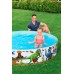 BESTWAY Fill 'N Fun Dinosaur Basen do zabawy dla dzieci, 183 x 38 cm 55022