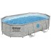 BESTWAY Power Steel Swim Vista Basen stelażowy 488 x 305 x 107 cm, z filtr. piaskową 56946