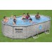 BESTWAY Power Steel Swim Vista Basen stelażowy 488 x 305 x 107 cm, z filtr. piaskową 56946