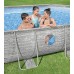 BESTWAY Power Steel Swim Vista Basen stelażowy 488 x 305 x 107 cm, z filtr. piaskową 56946