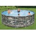 BESTWAY Power Steel Basen stelażowy 427 x 122 cm, z filtracją kartuszową 56993