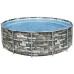 BESTWAY Power Steel Basen stelażowy 427 x 122 cm, z filtracją kartuszową 56993