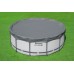 BESTWAY Pokrywa basenowa Premium 370 cm, szara, okrągła 58949