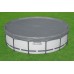 BESTWAY Pokrywa basenowa Premium 427 cm, szara, okrągła 58950