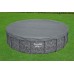 BESTWAY Pokrywa basenowa Premium 549 cm, szara, okrągła 58953
