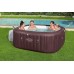 BESTWAY Lay-Z-Spa Maldives HydroJet Pro Jacuzzi dmuchane, 201 x 201 x 80 cm, 7 osób 6001U