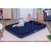 BESTWAY Air Bed Queen Materac dmuchany z pompką ręczną, 203 x 152 x 22 cm 67374