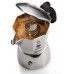 BIALETTI Brikka Elite Kawiarka z aluminium, 2 espresso, srebrny 2160199315