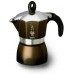 BIALETTI Dama Glamour Kawiarka, 3 espresso, niebieska 2160199320