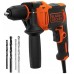 Black & Decker BEH710K Wiertarka udarowa, 710W, w walizce