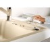 BLANCO Axia II 45 S-F Silgranit Zlewozmywak z korkiem aut. kawowy 516791