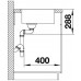 BLANCO ZEROX 700-IF stal Durinox z kor. InFino, bez korka aut. 523099