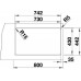 BLANCO ZEROX 700-IF stal Durinox z kor. InFino, bez korka aut. 523099