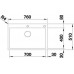 BLANCO ZEROX 700-IF/A stal Durinox z kor. InFino, z korkiem aut. i PushControl 523102