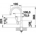 BLANCO CANDOR Bateria stal szczotkowana 523120