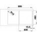 BLANCO AXIA III 5 S jaśmin z deską jesionową 523210