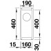 BLANCO SUBLINE 160-U muszkat z korkiem InFino 523404