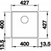 BLANCO SUBLINE 400-F Silgranit PuraDur kawowy z korkiem InFino 523499