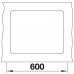 BLANCO SUBLINE 500-F Silgranit PuraDur biały z korkiem InFino 523535