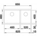 BLANCO SUBLINE 480/320-U tartufo bez korka aut. z korkiem InFino 523591