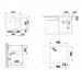 BLANCO PLEON 6 Split Silgranit InFino kawowy z korkiem automatycznym 523705