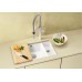 BLANCO SUBLINE 350/150-U bazaltowy bez korka aut. z korkami InFino 523746