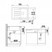 BLANCO CLASSIC NEO 45 S InFino szampan z korkiem aut. z deska 524010