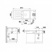 BLANCO CLASSIC NEO 5 S InFino alumetalik z korkiem aut. z deska 524017