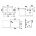 BLANCO DINAS 8 stal z korkiem automatycznym 524116