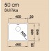 BLANCO ANDANO 450-U, zlewozmywak stal szlachetna 519374