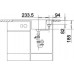BLANCO Axia II 5 S-F Silgranit PuraDur Zlewozmywak prawy alumetalik 516812