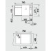 BLANCO Axia II 45 S-F Silgranit Zlewozmywak z korkiem aut. antracyt 516785