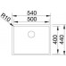 BLANCO Claron 500-IF DX Infino zlew stal Durinox 523390