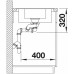 BLANCO Metra 6 S-F Silgranit z korkiem automatycznym, antracyt 519150