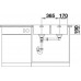 OUTLET BLANCO Andano 340/340-IF zlewozmywak z stali nierdzewnej bez korka autom. 522981