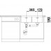 OUTLET BLANCO Andano 340/340-U zlewozmywak ze stali nierdzewnej bez korka automat. 522983