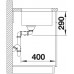 OUTLET BLANCO Andano 340/340-U zlewozmywak ze stali nierdzewnej bez korka automat. 522983